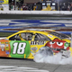 Illustration for article titled Bristol Was A Warmup: Kyle Busch Takes Atlanta, Gets the MM Shower